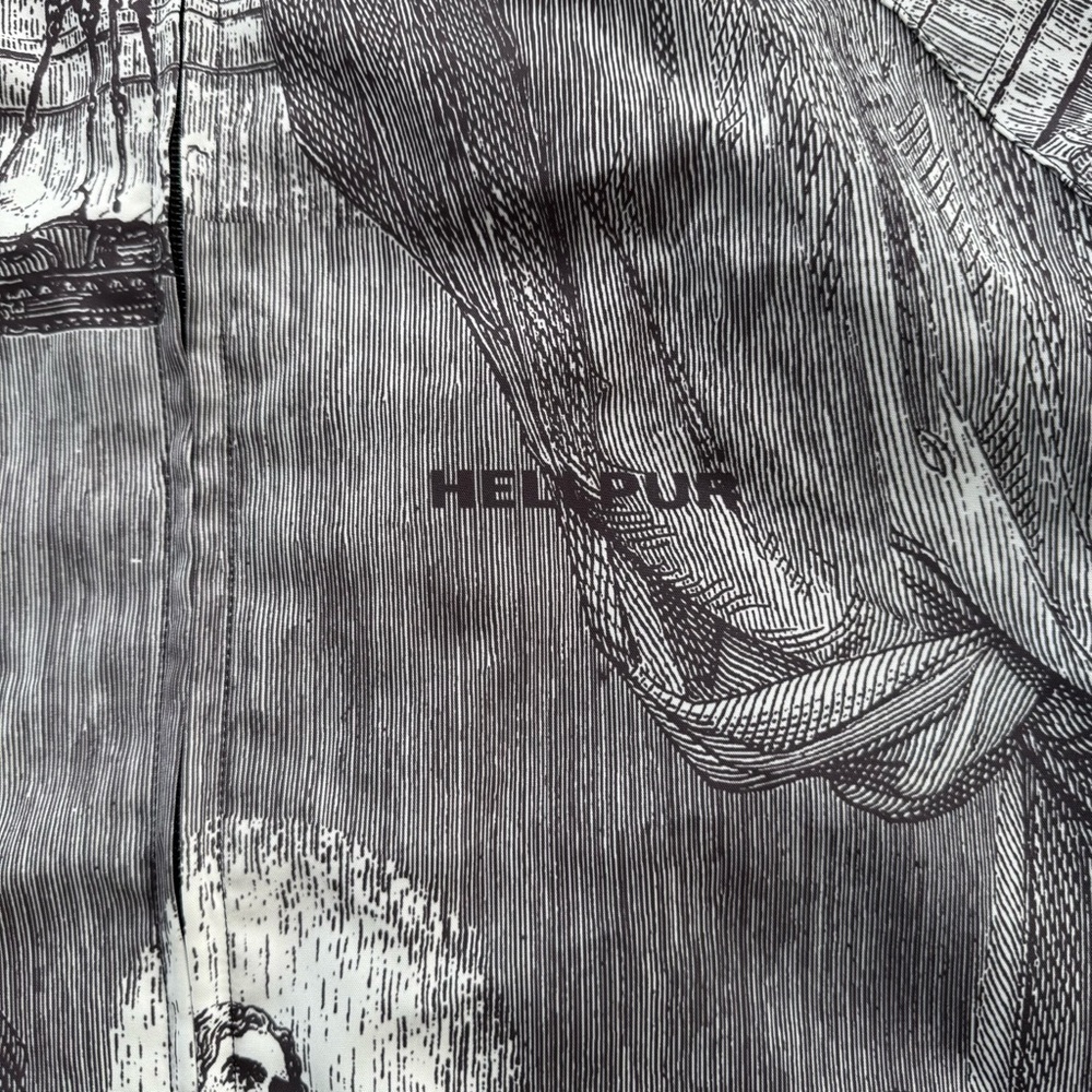 hellpur windbreaker the last supper graphic y2k streetwear waterproof jacket - Picture 2 of 5